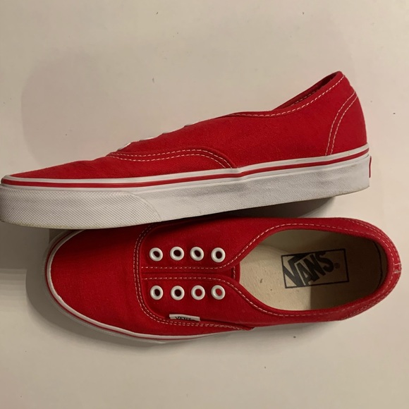 red low cut vans - Picture 3 of 4